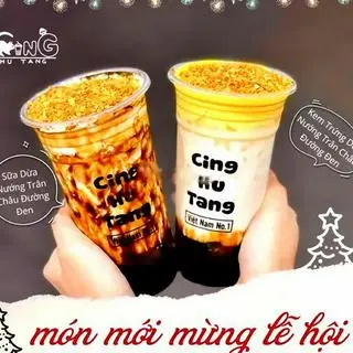 Hình ảnh Dừa Nướng Kem Trứng Trân Châu Đường Đen