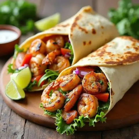 Hình ảnh Bánh Tacos Tôm Trứng