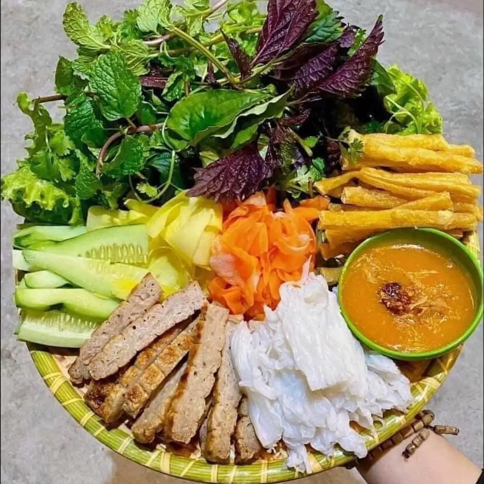 Hình ảnh 1 suất 7 cuốn+1 suất khoai lang kén
