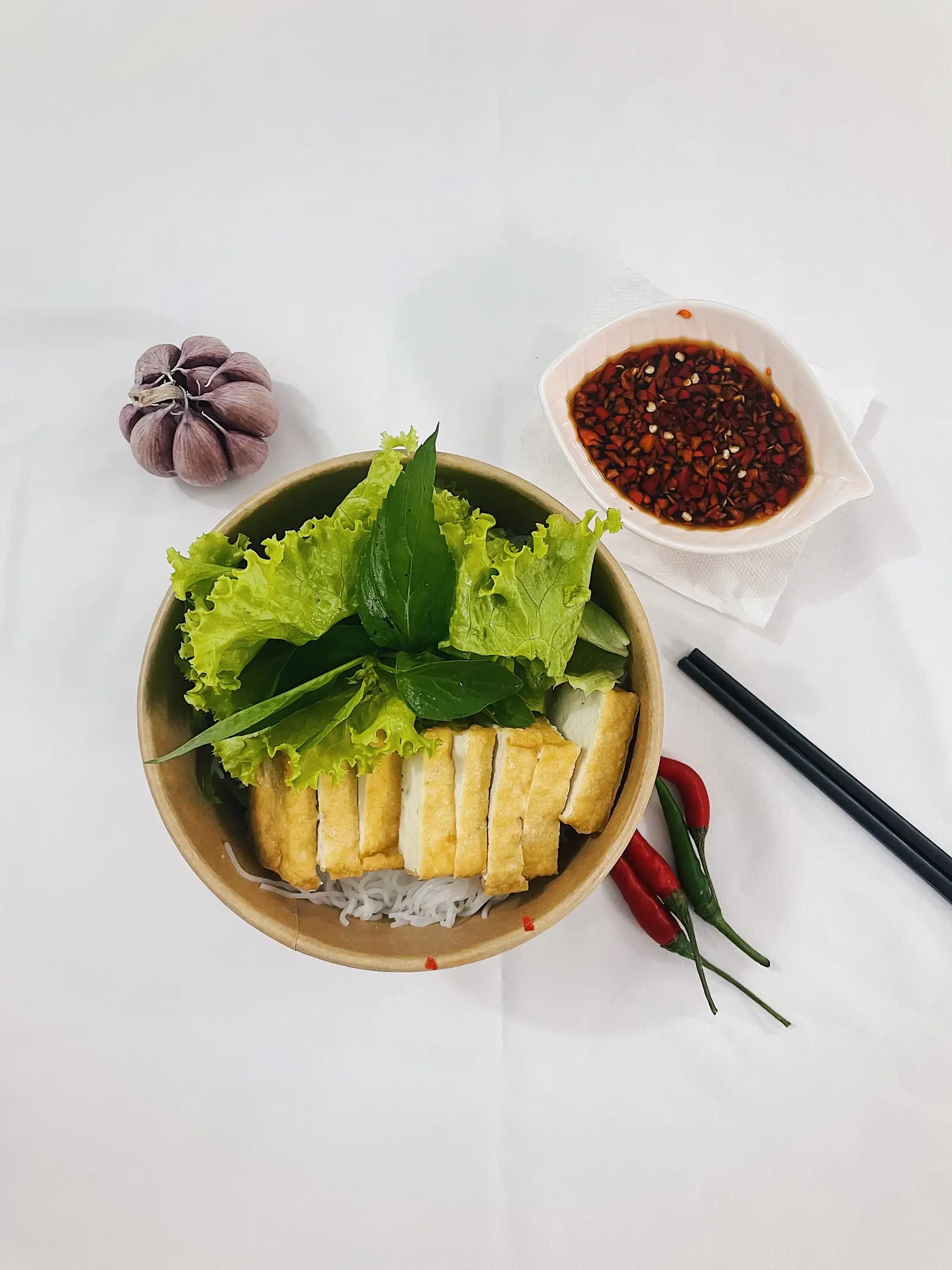 Hình ảnh Bún nước tương đậu hủ