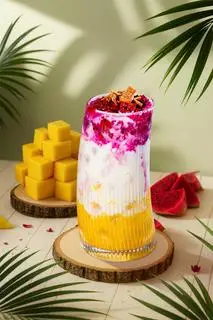 Hình ảnh Nắng cát - Mango dragon fruit yogurt - Sữa Chua Xoài