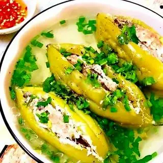 Hình ảnh Canh khổ qua trái