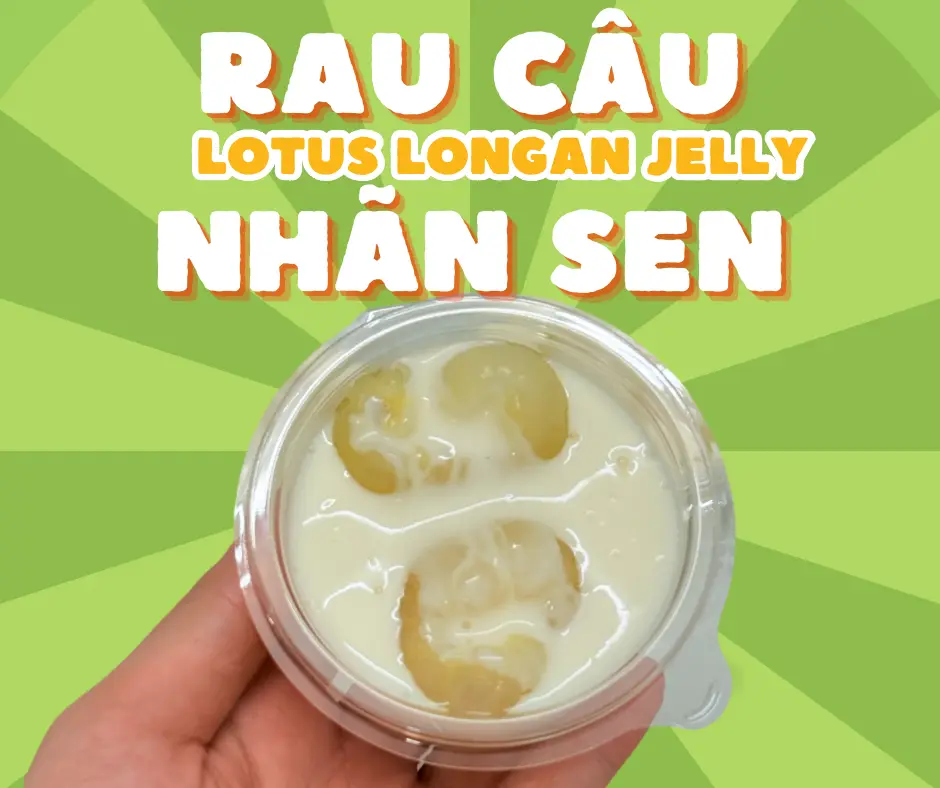 Hình ảnh Lotus Jelly/Rau Câu Nhãn Sen