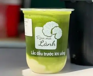 Hình ảnh Rau má đậu xanh sữa dừa