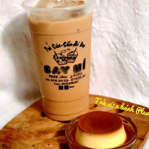 Hình ảnh Trà sữa bánh flan-700ml