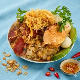 Hình ảnh Xôi Gà Trộn Đầy May Mắn