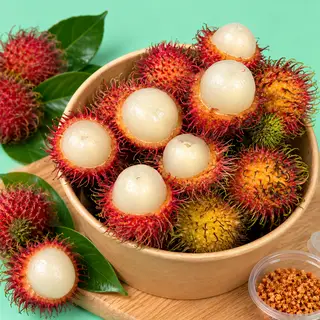 Hình ảnh Chôm Chôm Cắt Sẵn