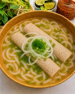 Hình ảnh Bún bò chả - Mòn Hoàng Muội
