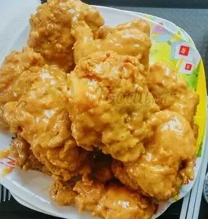 Hình ảnh Gà Popcorn trộn sốt Phomai Hàn quốc 