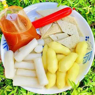 Hình ảnh Mix 2 loại bánh gạo chưa nấu 