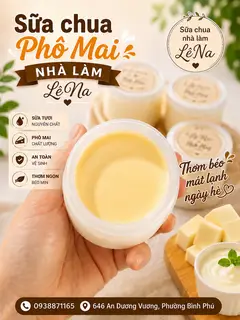 Hình ảnh 1 hủ sữa hủ phô mai