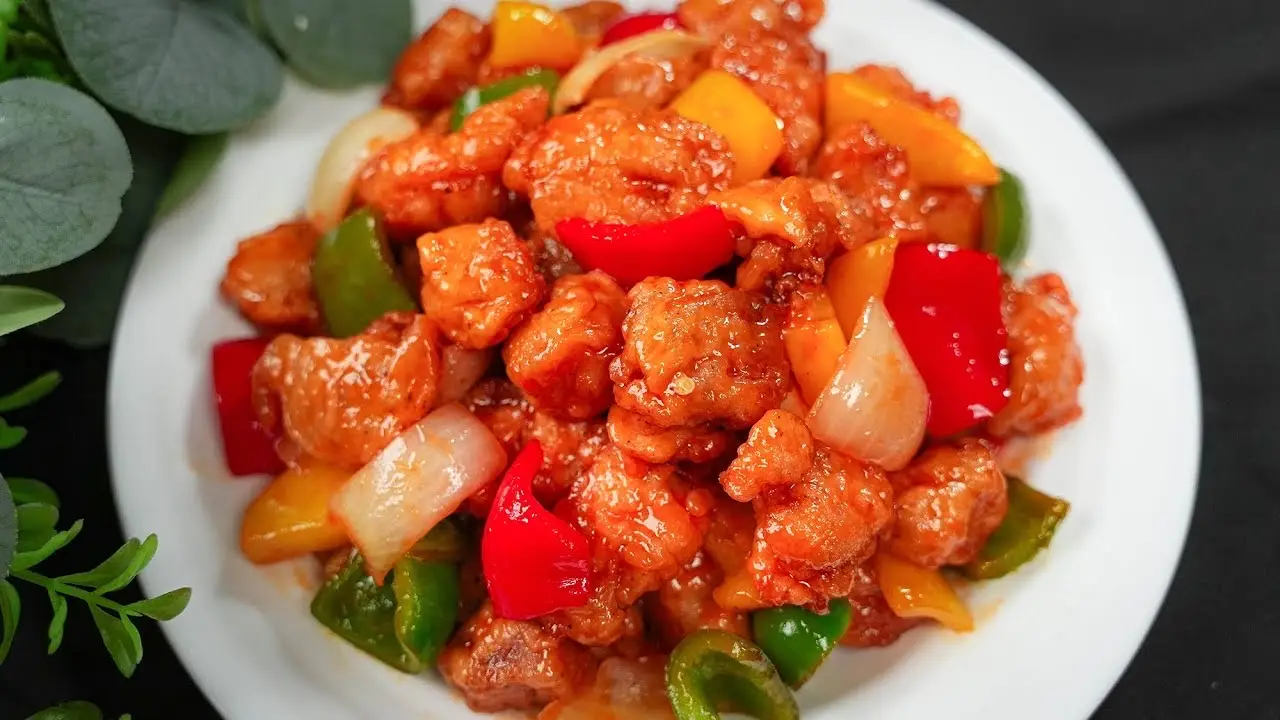 Hình ảnh Gà Sốt Chua Ngọt