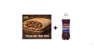 Hình ảnh Combo Tacos đặc biệt nhỏ - Pepsi