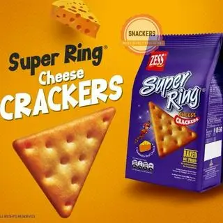 Hình ảnh Bánh Cheese Snack Super Ring Malaysia 75g
