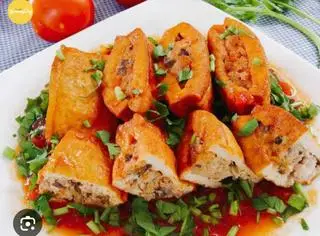 Hình ảnh Đậu hũ Nhồi Thịt 