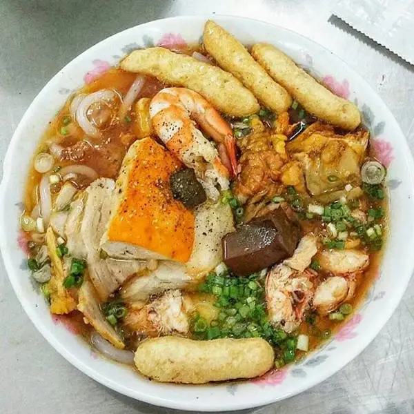 Hình ảnh Bánh canh cua tô thường+tô muỗng đũa 