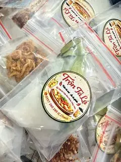 Hình ảnh Bánh tráng muối dừa mini