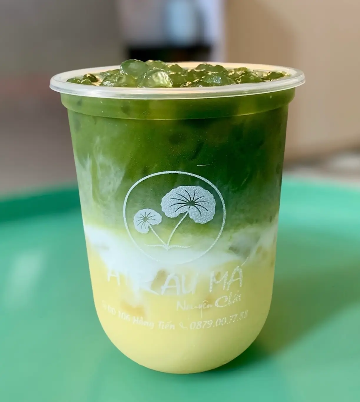 Hình ảnh Rau má đậu xanh cốt dừa