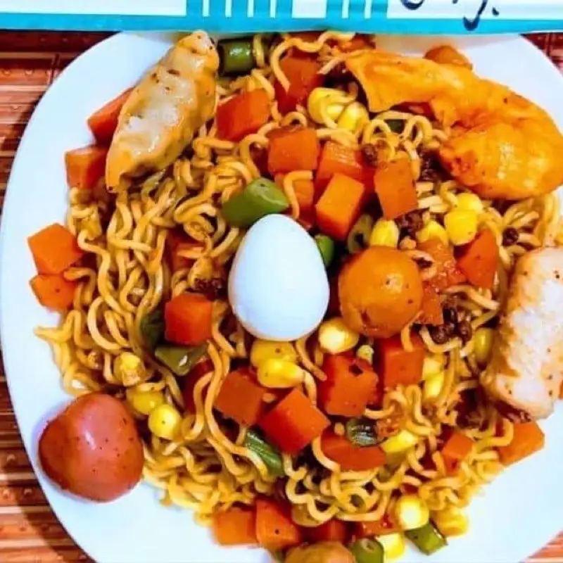 Hình ảnh Mỳ trộn thập cẩm (2 gói mỳ)