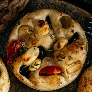 Hình ảnh Bánh Focaccia Thảo Mộc Địa Trung Hải (BANU00048)