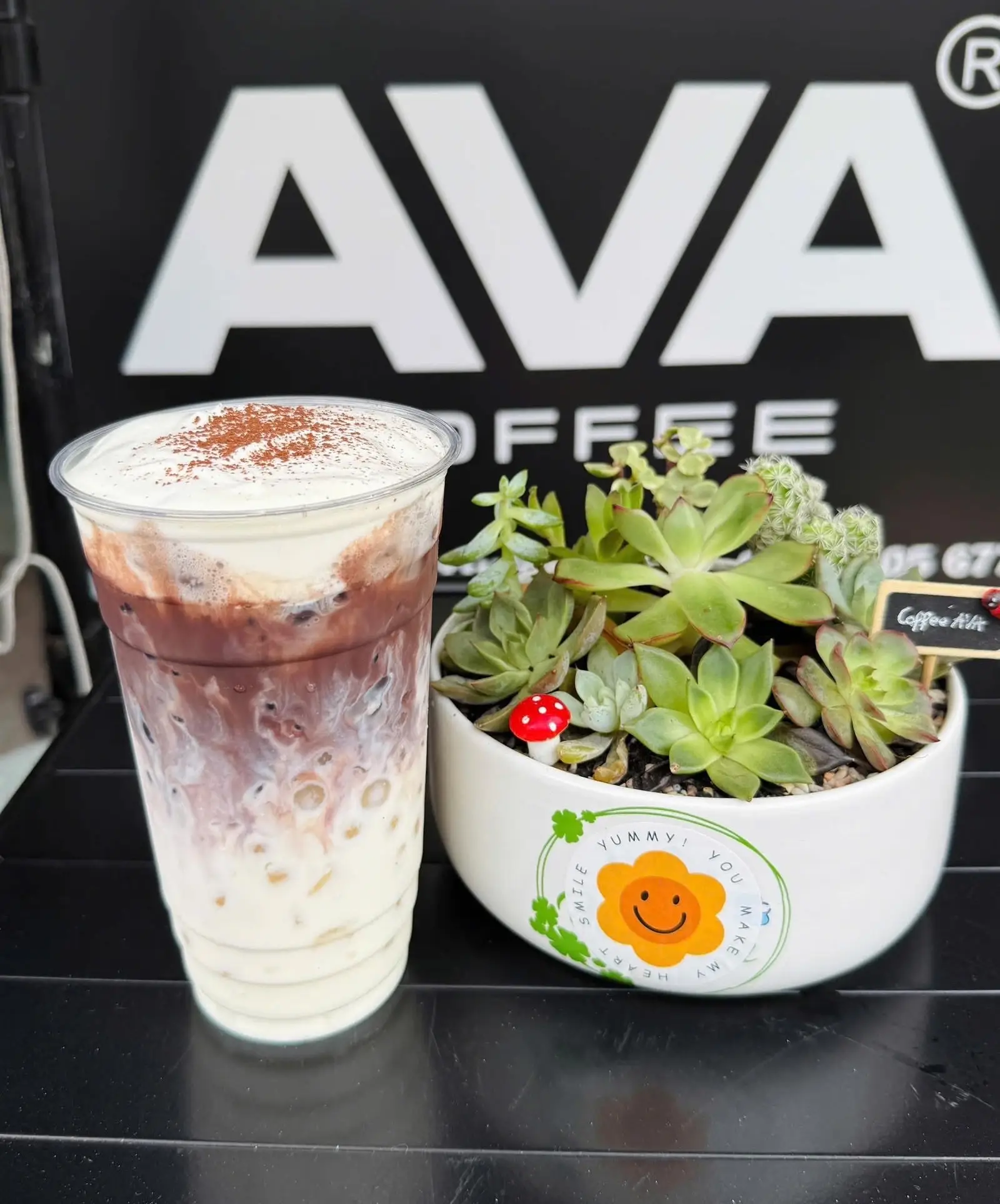 Hình ảnh Sữa Tươi Cacao Kem Muối