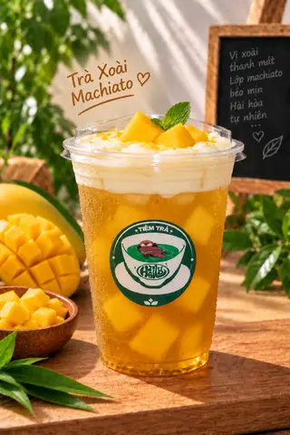 Hình ảnh Trà xoài machiato