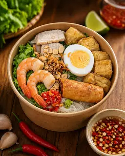 Hình ảnh Bún nước tương thập cẩm đặc biệt 