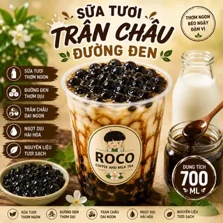 Hình ảnh Sữa tươi trân châu đường đen