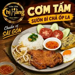 Hình ảnh Cơm sườn bì chả ốp la