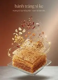Hình ảnh Bánh tráng muối sặc cay xè