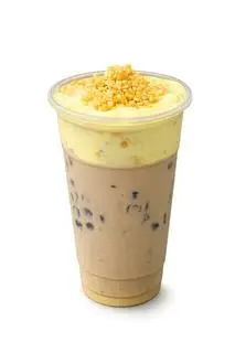 Hình ảnh Trà sữa kem trứng dừa nướng