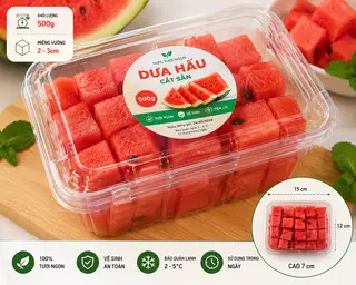 Hình ảnh Dưa hấu cắt sẵn