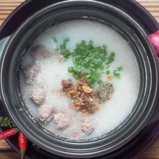 Hình ảnh cháo bò viên