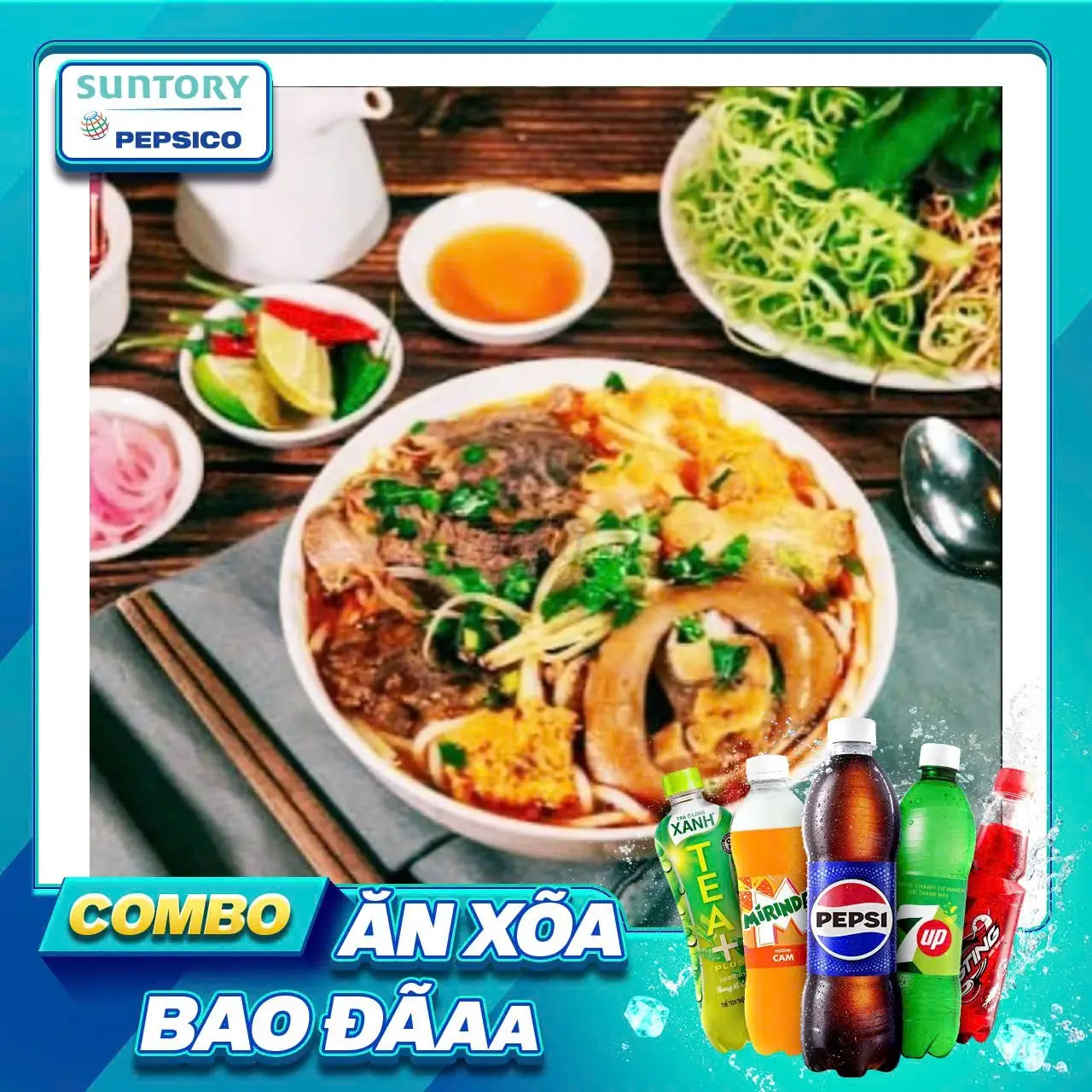 Hình ảnh Bún Bò Đặc Biệt + Pepsi