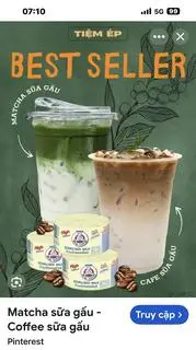 Hình ảnh Matcha Sữa Gấu