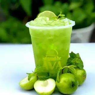 Hình ảnh Trà táo xanh bạc hà