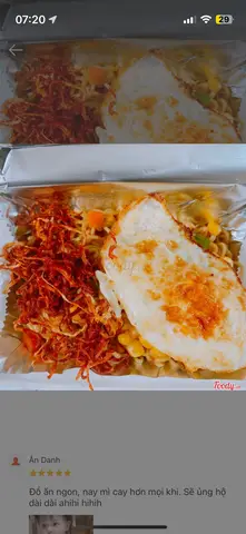 Hình ảnh Mì trộn KORENO trứng ốp