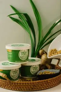 Hình ảnh tàu hũ tươi Fresh vị lá dứa set 10h