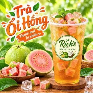 Hình ảnh Trà Ổi Hồng