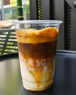 Hình ảnh Cà phê sữa tươi caramel