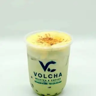 Hình ảnh Trà sữa matcha kem trứng cháy
