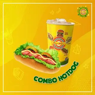 Hình ảnh Hotdog + Thức Uống