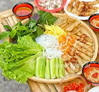 Hình ảnh phần nem nướng 1 người 