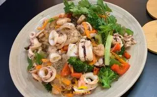 Hình ảnh Miến xào mực