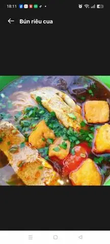 Hình ảnh bún riêu cua 