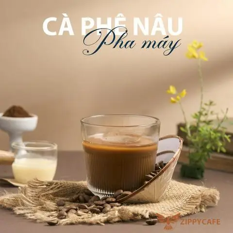 Hình ảnh Nâu Pha Máy