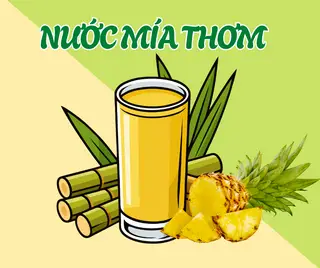 Hình ảnh Nước mía mix Thơm
