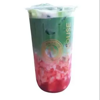 Hình ảnh Matcha Latte Dâu Tây size L