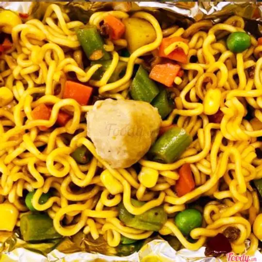 Hình ảnh MÌ TRỘN INDOMIE BÒ VIÊN + TRÀ TẮC