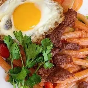 Hình ảnh Nui xào bò trứng
